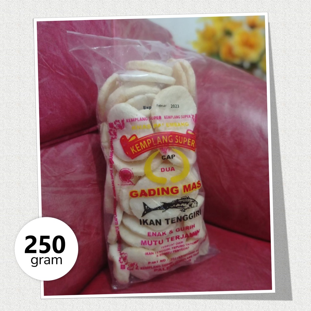 

KERUPUK KEMPLANG SUPER MINI KHAS PALEMBANG 250 gram
