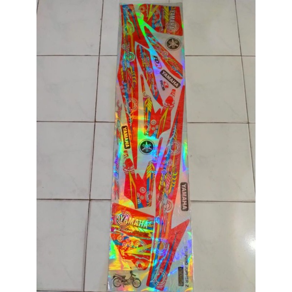 STRIPING HOLOGRAM STICKER HOLOGRAM JUPITER Z BURHAN JUPITER Z LAMA SPARK 115