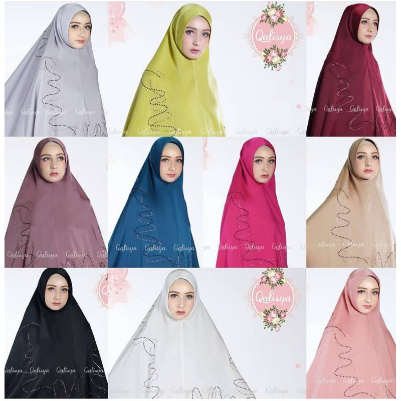 KHIMAR ZHARIFA jilbab Instan Jumbo / Hijab / Khimar Zharifa Hijab By Qalisya