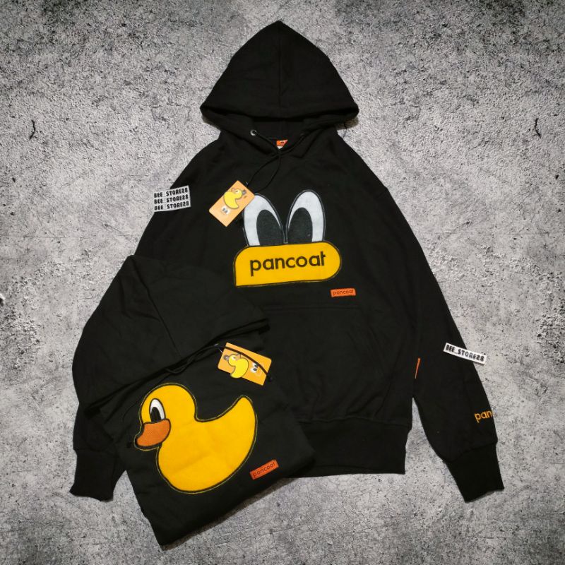 SWEATER HOODIE PANCOAT DUCK FULL BORDIR  FULLTAG&amp;LEBEL /BANYAK VARIASI WARNA/ BESTSELLER/PRIA WANITA UNISEX