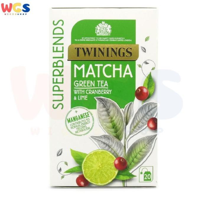 

Jual Twinings Tea Superblends Matcha Green Tea With Cranberrry Lime 20 Bag Teh