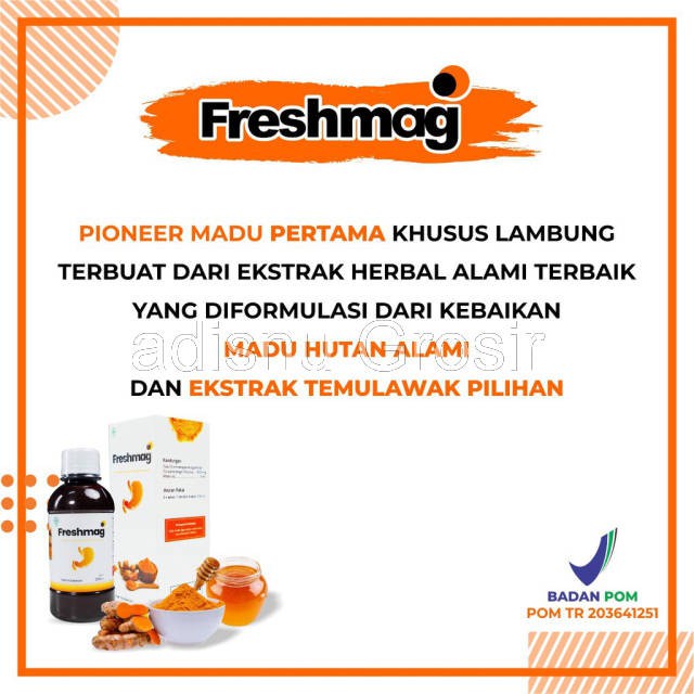 Freshmag Madu Herbal Alami Obat Lambung Original Mengatasi Sakit Maag Dan Gerd