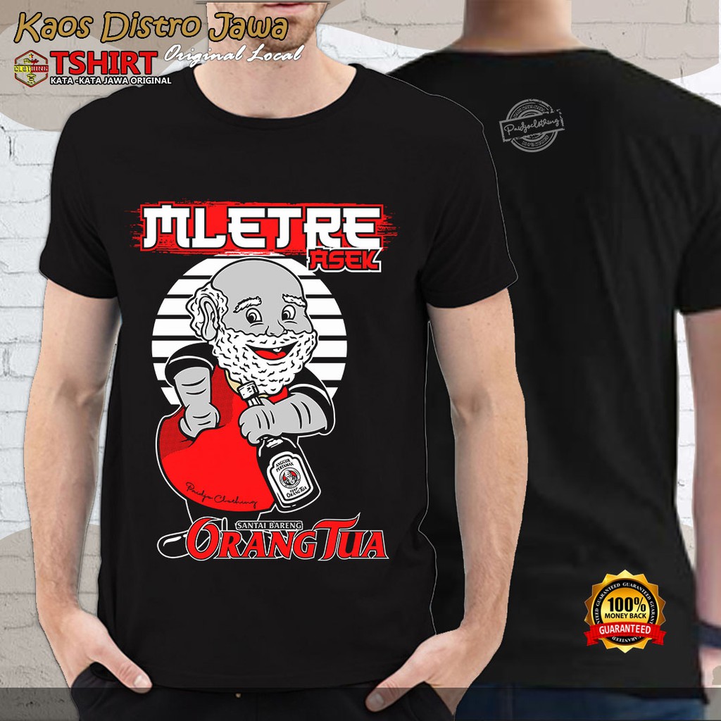 Kaos jawa Mletre Asek | Kaos Distro Jawa | Atasan Pria
