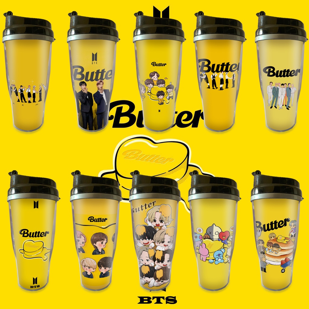 Tumbler BTS Butter / Merchadise BTS Butter / Tempat Minum BTS Butter Kpop Korea / Tumbler BTS