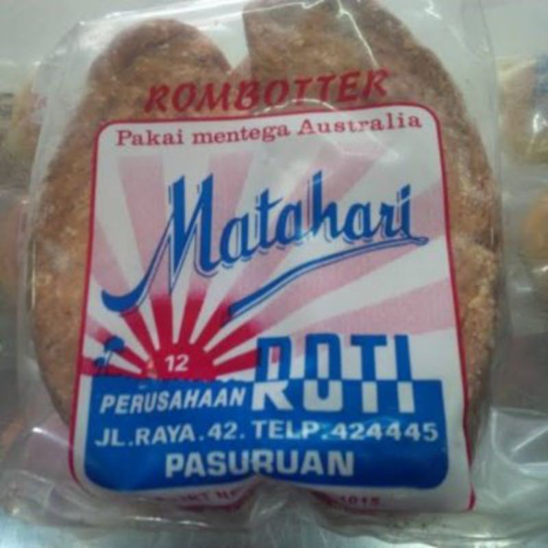 

roti kering Rombotter Matahari Pasuruan