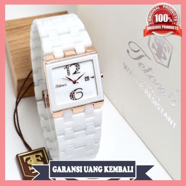 Jam Tangan Wanita Tetonis Original Bahan Keramik Asli Elegan