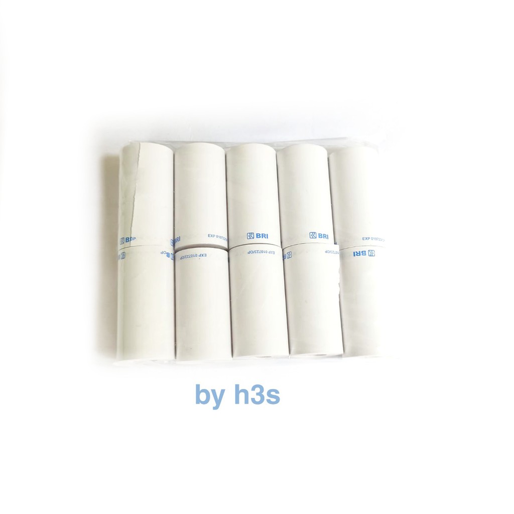 

KERTAS STRUK THERMAL LOGO BANK BRI UKURAN 57/58X30MM EDC Bluetooth POS