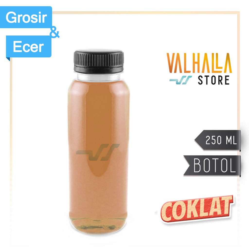 Botol 250 ml Coklat Kale 31 gr Pudot 250ml