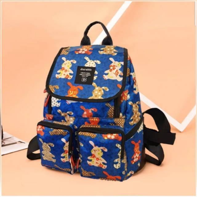 Ransel Preppy Tas Bahu Gaya Korea Pemuda Fashion Wanita Ransel Laptop Tas Sekolah untuk Remaja Anak Perempuan Anak Laki-laki Tas Buku Travel