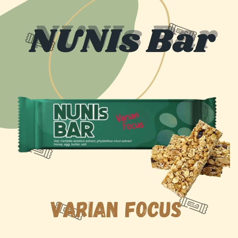 

[NUNIs Bar] Snack Bar Sehat Varian Focus