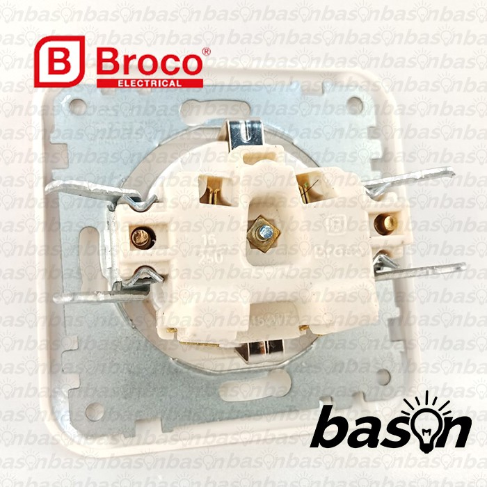 BROCO Galleo White / Putih G151 | Socket Outlet - Stop Kontak