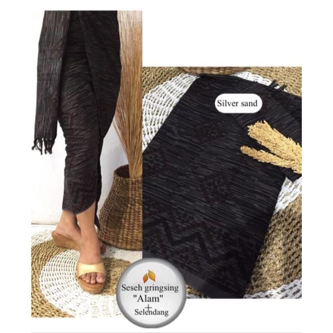 KAMEN LEMBARAN KATUN SESEH GRINGSING ALAM + SELENDANG / KAMEN BALI/KAMEN KATUN BALI