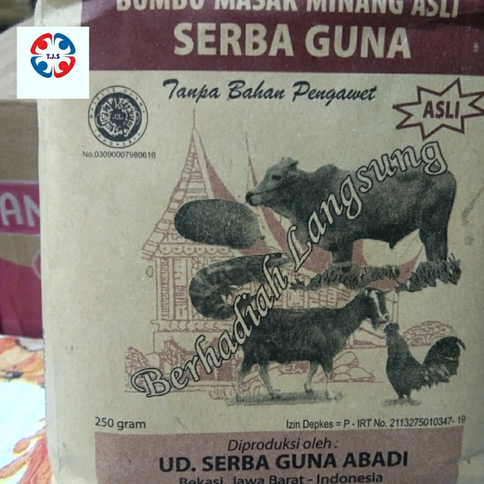 

bumbu masak gulai minang asli 500 gr