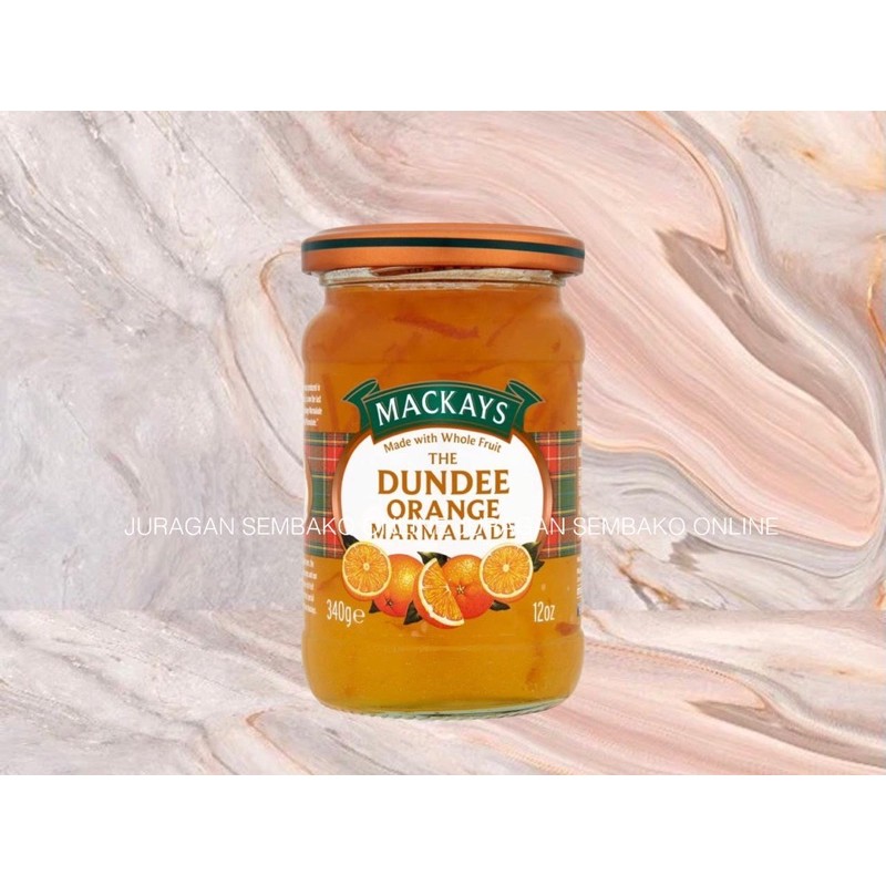 MACKAYS Dundee Orange Marmalade 340gr JAM / Selai Jeruk Scotlandia