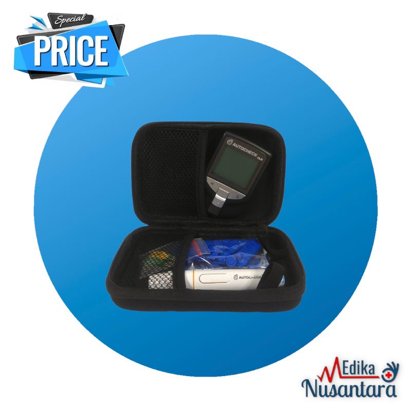 Multi Monitoring System GCU Autocheck 3 in 1 Cek Gula Darah , Asam Urat , Kolestrol