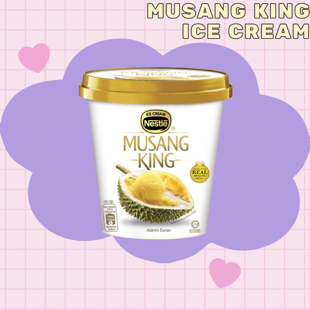 Aiskrim durian musang king nestle