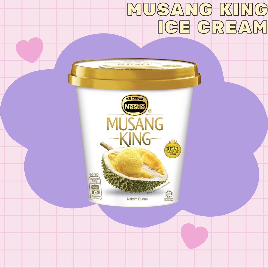 Jual PROMO MUSANG KING ICE CREAM / MUSANG KING ES KRIM / ES KRIM IMPOR