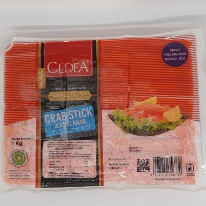 

MAKANAN BEKU / CEDEA CRABSTICK 1KG NON COD