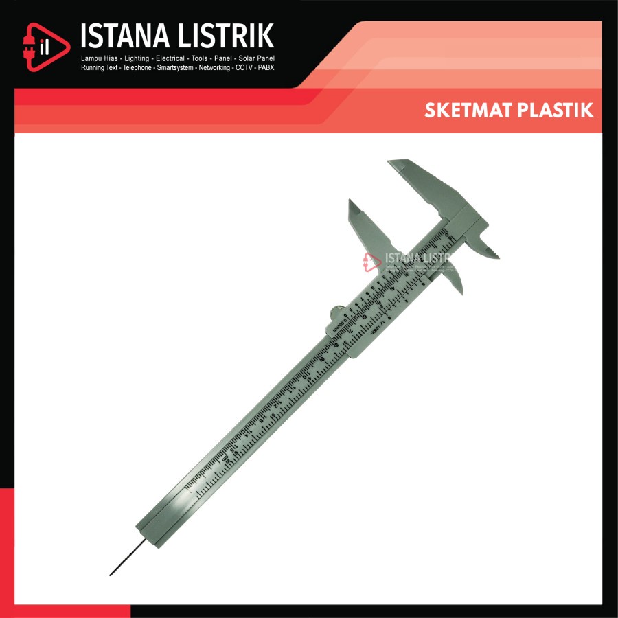 Jangka Sorong/Sketmat/Alat Pengukur Ketebalan/ Sigmat Plastik