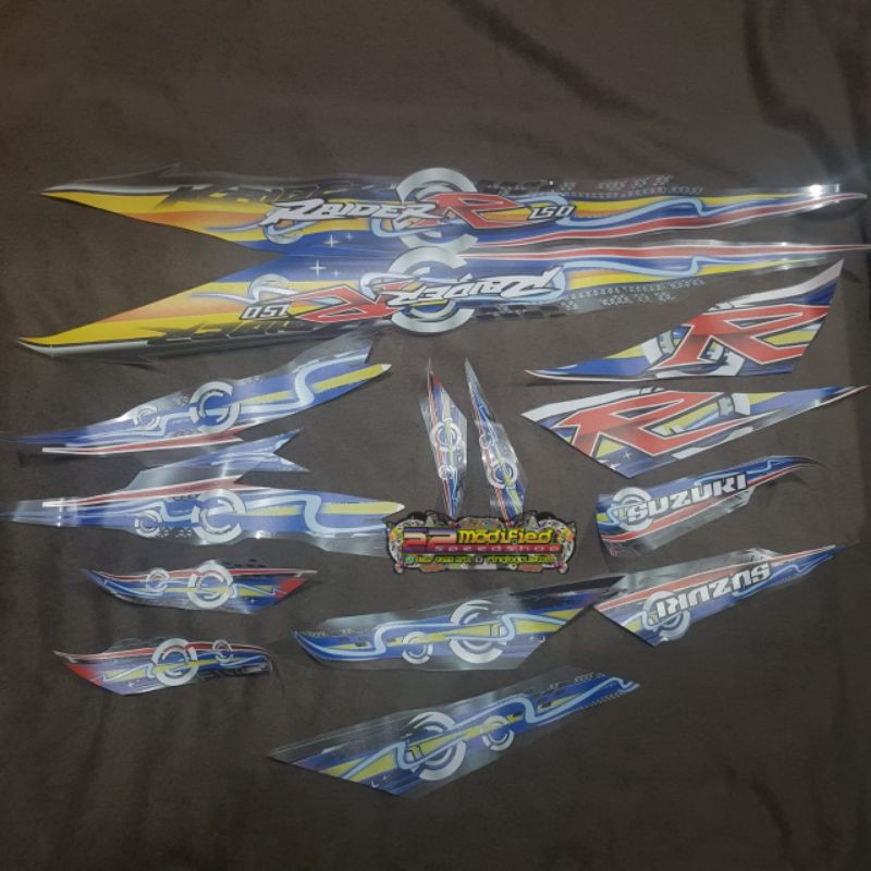 Striping transparan satria fu