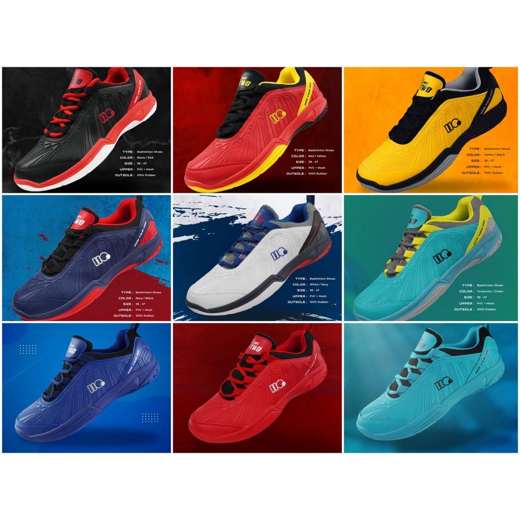 Sepatu Badminton Hi-Qua G Two / Gen Two