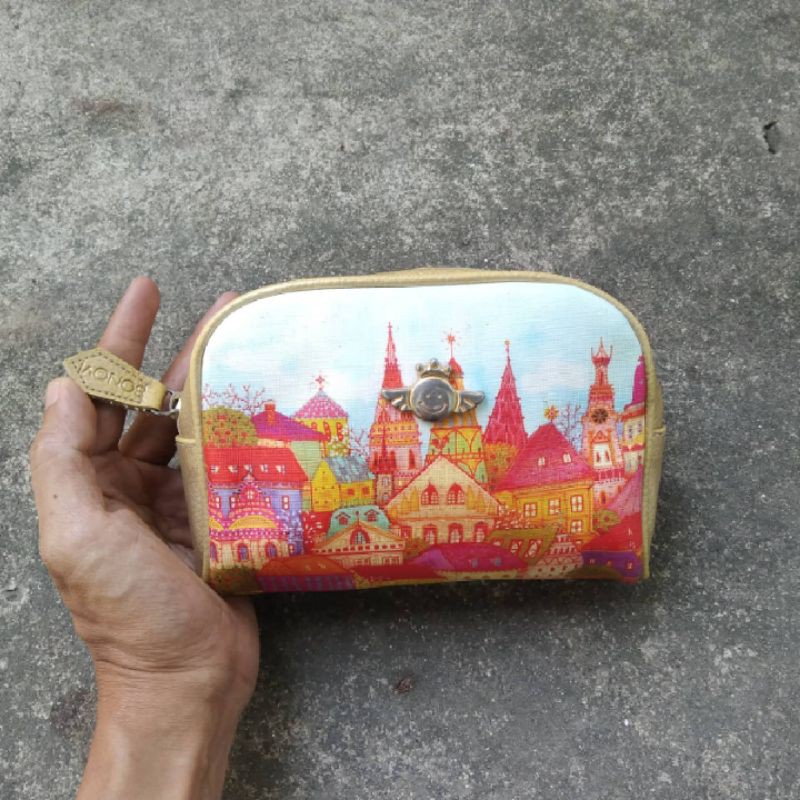 Tas SONOVI Art Authentic Original Preloved Pouch Clutch Wallet Dompet