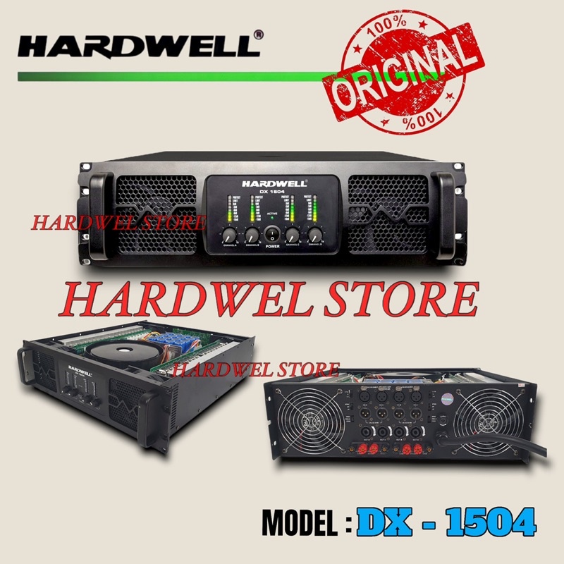 Power Amplifier 4 Channel Hardwell DX 1504 Original