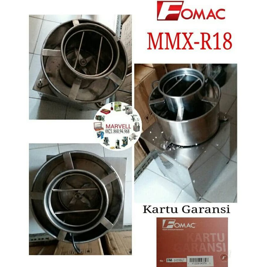 Mesin Penggiling dan Pengaduk Adonan Bakso Meat mixer R18  Garansi ORI608