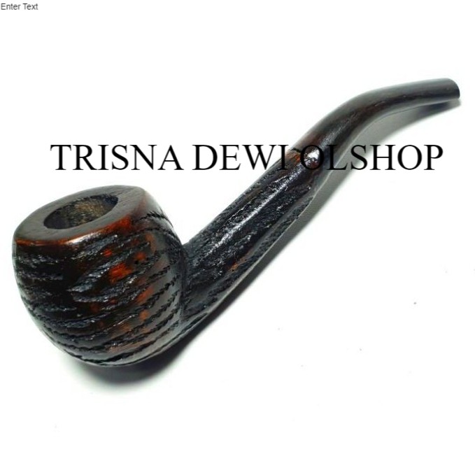 COD Pipa Cangklong Kayu Ukir Unik Mix tulang sapi Black