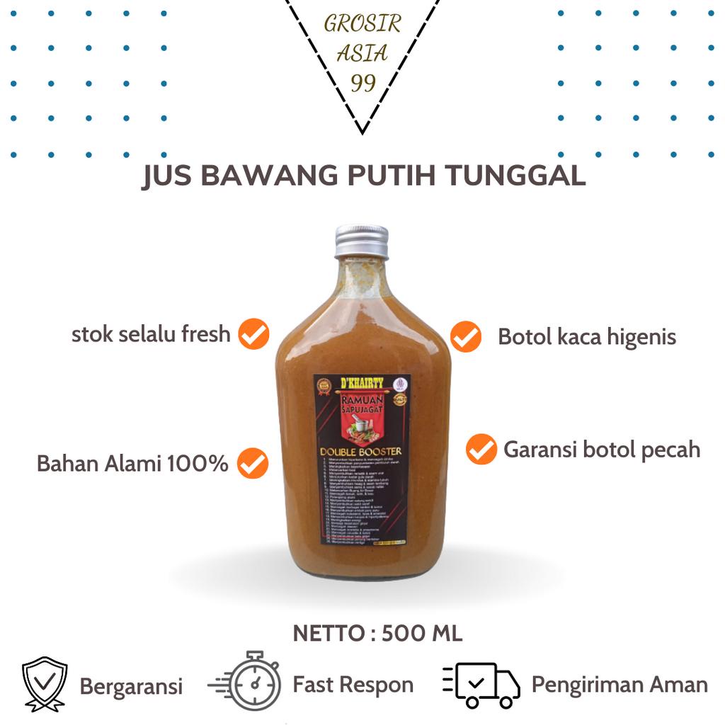 

D'Khairty Ramuan Sapujagad Double abooster | Jus Bawang Putih Tunggal 500 ml