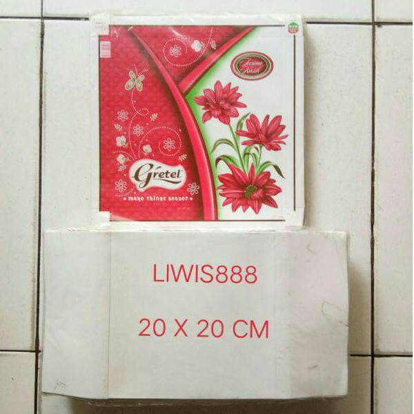

Dus Box Nasi Kue Snack Gretel 20 X 20 CM Isi 50 PCS