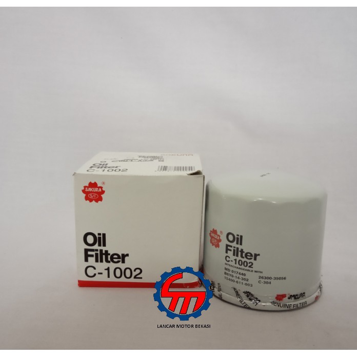 Filter Oli Oil Filter T1ss Injection Hyunday Accent Verna Lokal Sakura C 1002 Shopee Indonesia