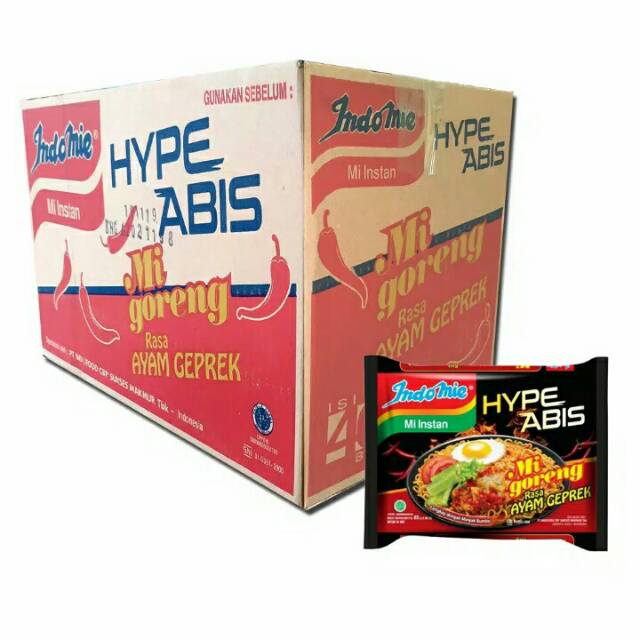 

Indomie ayam geprek (1 dus)