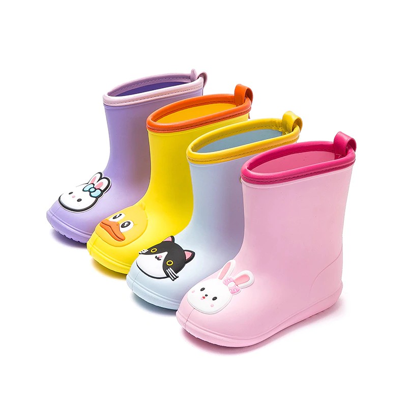 IMPORT Anak Tahan Air Hujan Boots 2019 Baru Fashion Anak Sepatu EVA Anak-anak Bayi Gadis Kartun Air