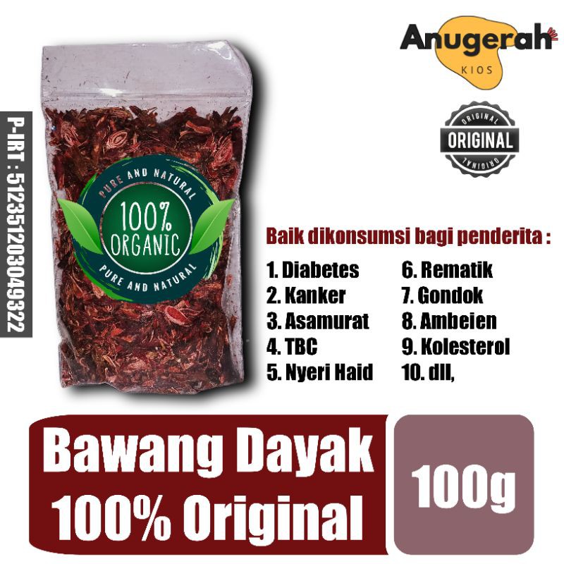 

Bawang Dayak Kering Asli Eleutherine Bulbosa Teh Tiwai Herbal Bawang Berlian Kering Grade A Rajang
