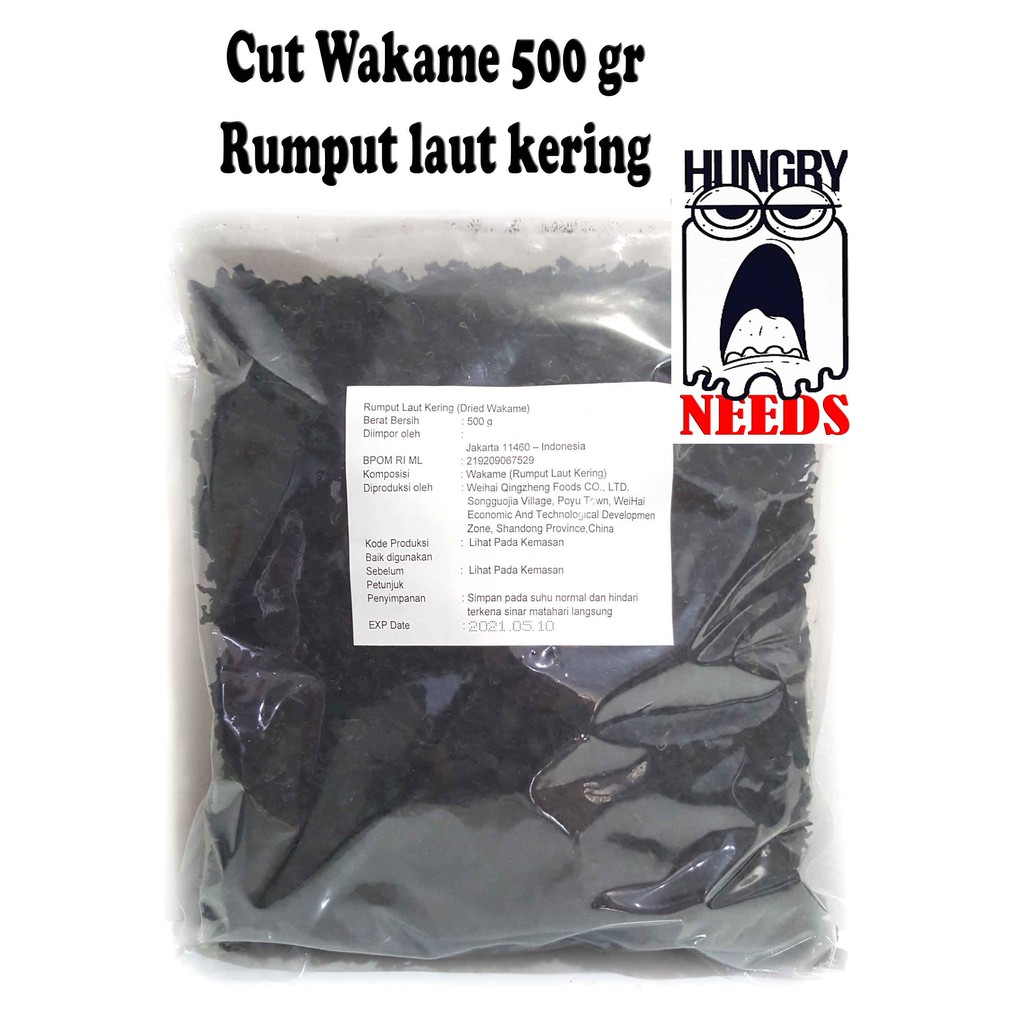 

CUT WAKAME 500 GR RUMPUT LAUT KERING BIASA UNTUK SUP MISO / DRY SEAWEED