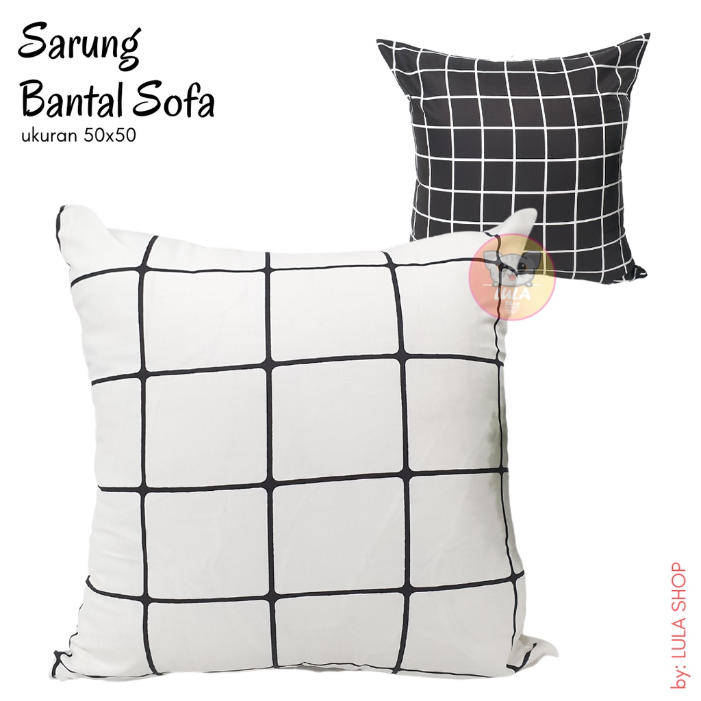 Sarung Bantal Sofa 50x50 Minimalis