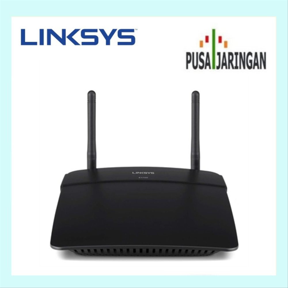 Order Langsung Linksys E1700-AP N300 Wirless Router Gigabit 4 Port 2x Antena Berkualitas