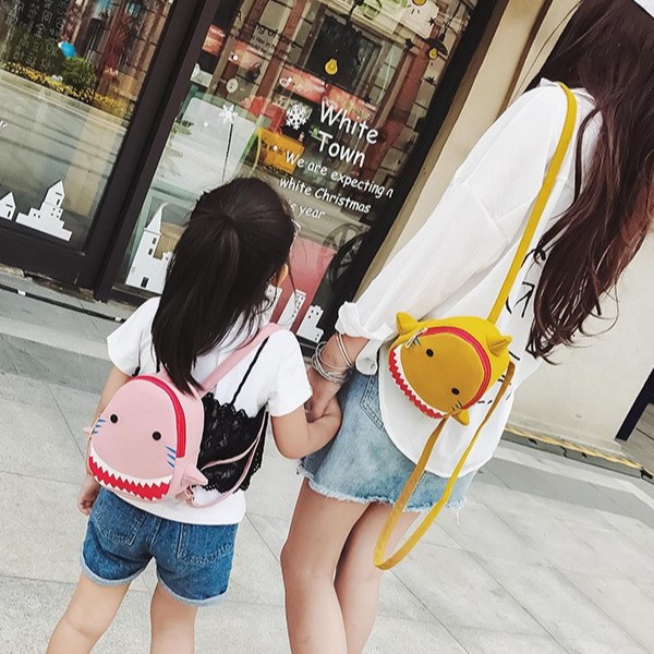 TAS ANAK MINI MODEL HIU KECIL LUCU | BACKPACK SHARK