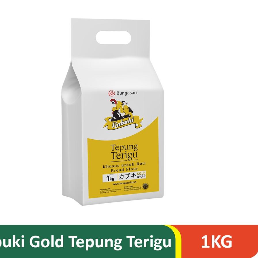 

Termurah Tepung Terigu Kabuki Gold Super Premium Khusus Roti 1 KG - BUNGASARI gas !!