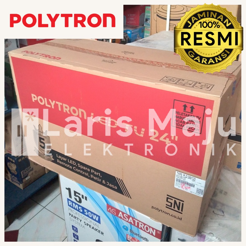 Polytron LED TV 24 Inch 24V123 - SEMI TABUNG DIGITAL
