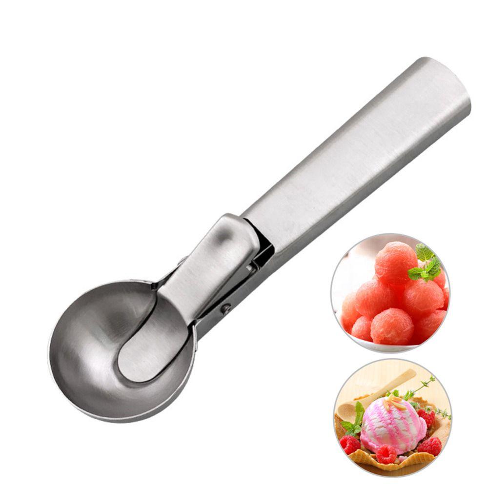 Populer Ice Cream Scoop Home &amp; Living Pembuat Bola Es Rumah Tangga Stainless Steel