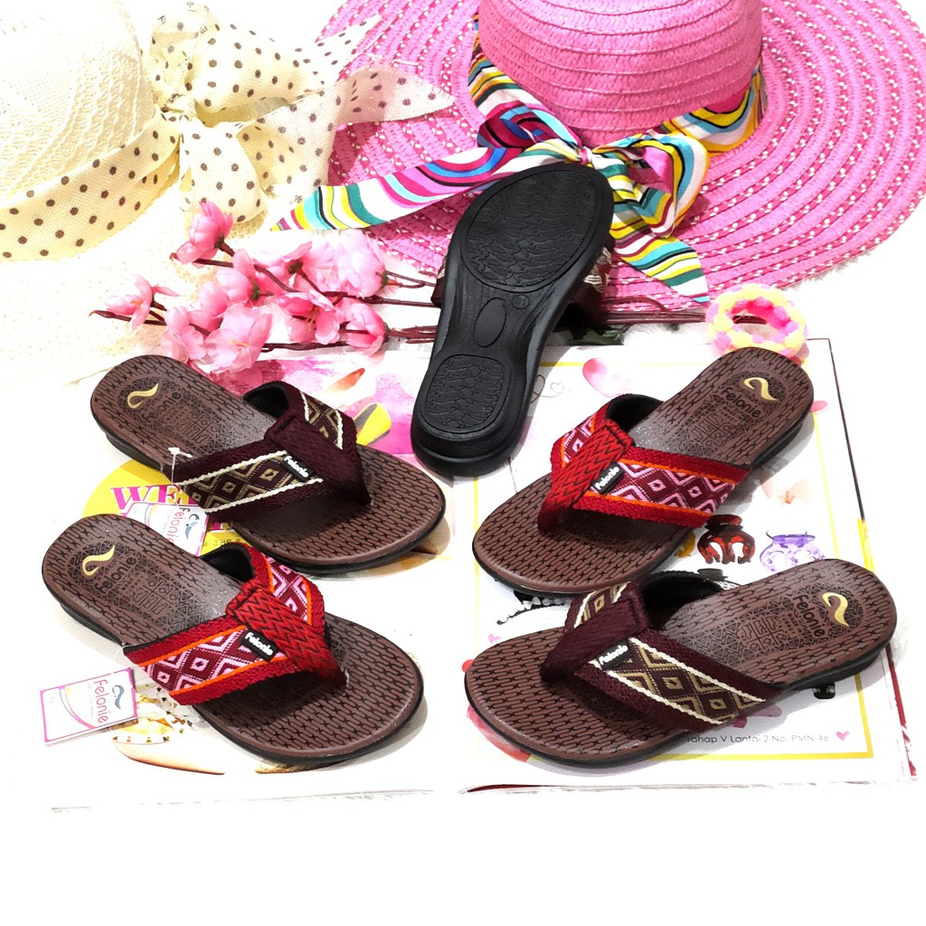 sandal anak perempuan keren... sandal turki motif batik