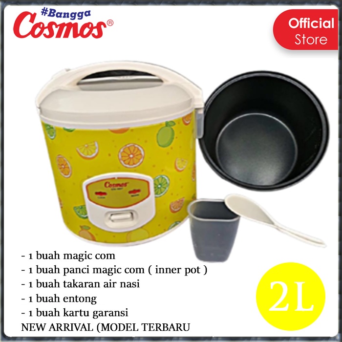 COSMOS RICE COOKER COSMOS CRJ 3237 BESAR KAPASITAS 2 LITER MURAH ORIGINAL