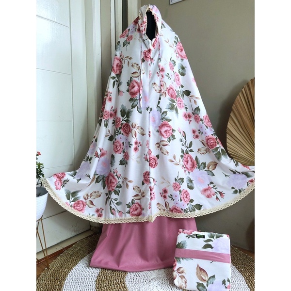 Mukena katun jepang jumbo