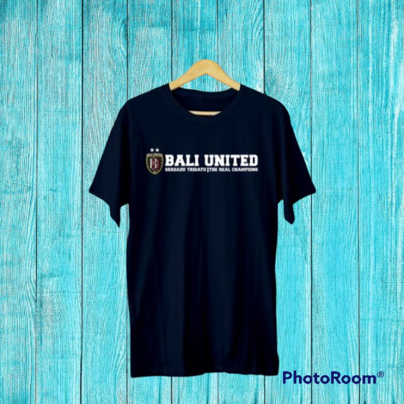 0Baju T-shirt Kaos BALI UNITED Serdadu Tridatu l The Real Champions l Kaos Special juara Liga 1 Indo