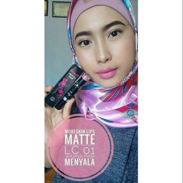 Moreskin lip matte nasa, lipstik nasa