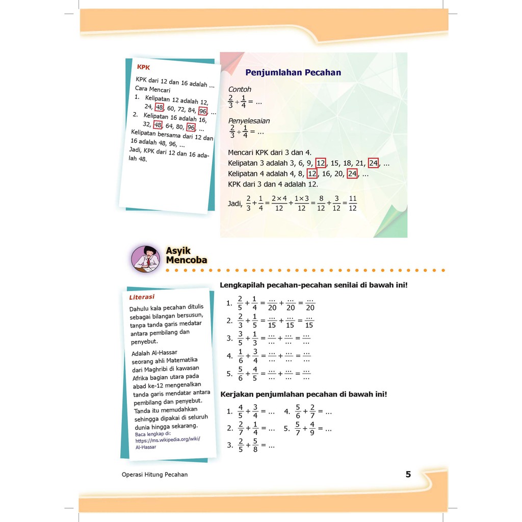 Buku Senang Belajar Matematika Kelas 5 SD K13 Revisi 2018-8