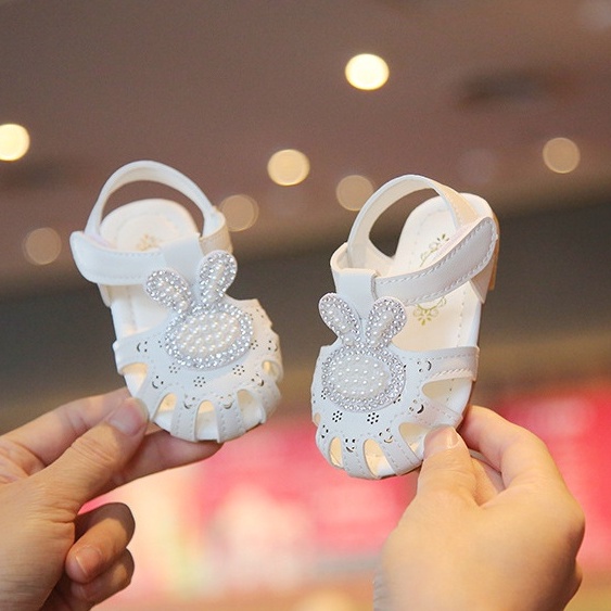 babyfit [15-19] SHINING BUNNY sepatu flats baby mutiara anak perempuan import ty-0908r