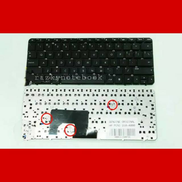 KEYBOARD HP MINI 110-3500 210-3000 210-4000 SERIES BLACK